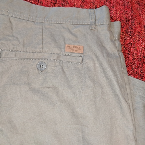 old khaki cargo pants